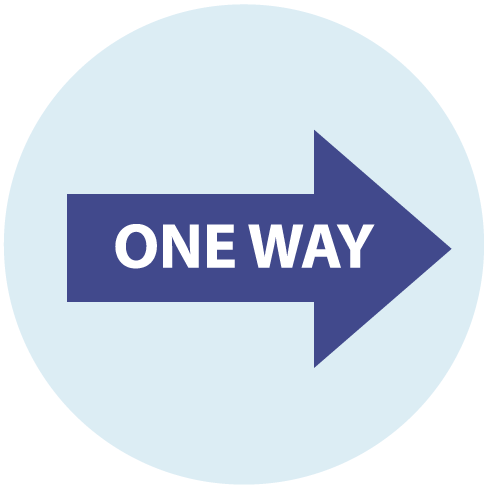 One-Way System Icon