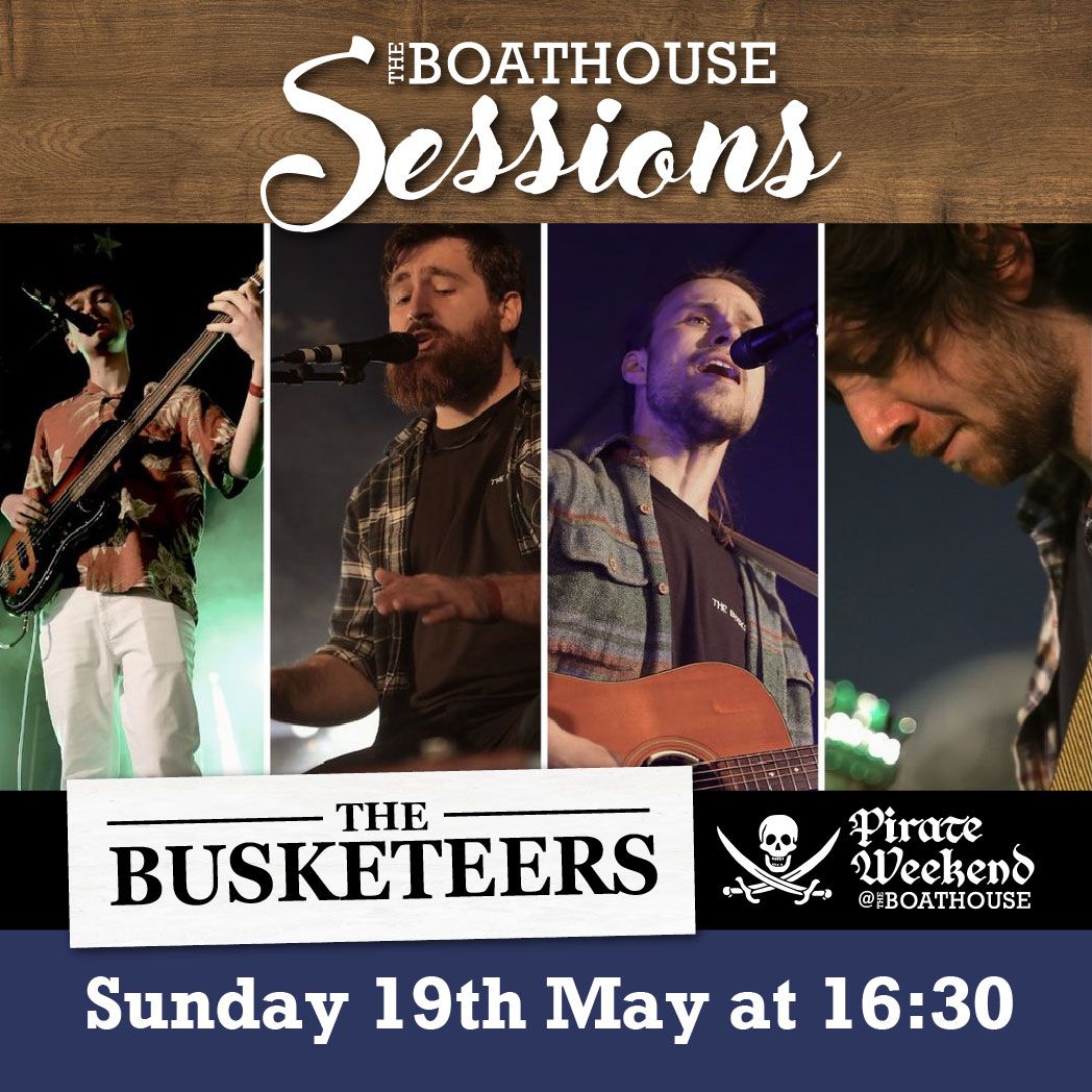The Boathouse Plymouth Music from The Busketeers Poster